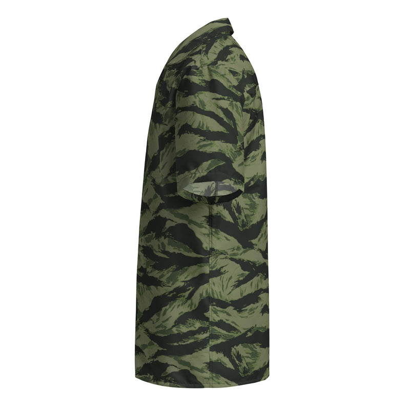 Tiger Stripe Boreal Shadow CAMO Unisex Short-Sleeve Button Shirt - Button-Up