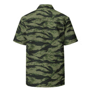 Tiger Stripe Boreal Shadow CAMO Unisex Short-Sleeve Button Shirt - Button-Up