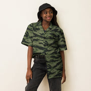 Tiger Stripe Boreal Shadow CAMO Unisex Short-Sleeve Button Shirt - Button-Up
