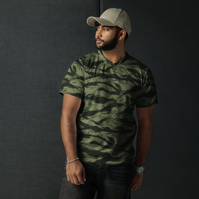Tiger Stripe Boreal Shadow CAMO Unisex Sports Jersey