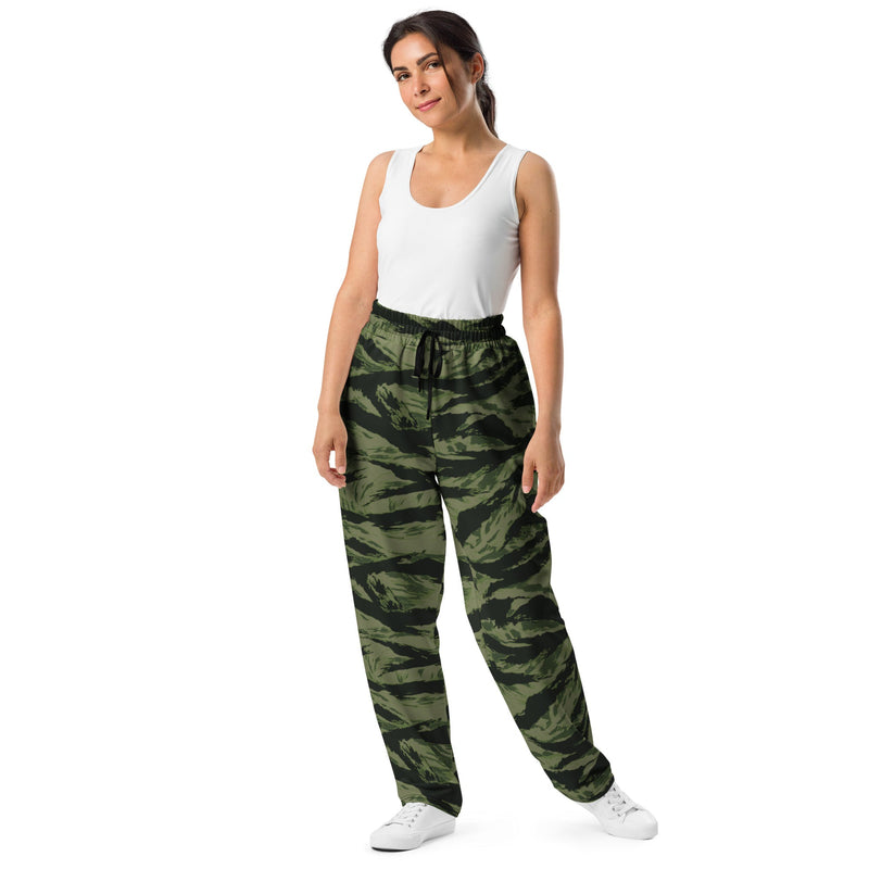 Tiger Stripe Boreal Shadow CAMO Unisex Wide-Leg Joggers