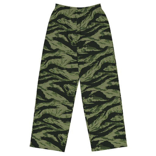 Tiger Stripe Boreal Shadow CAMO Unisex Wide-Leg Leisure Pants - 2XS - Pant