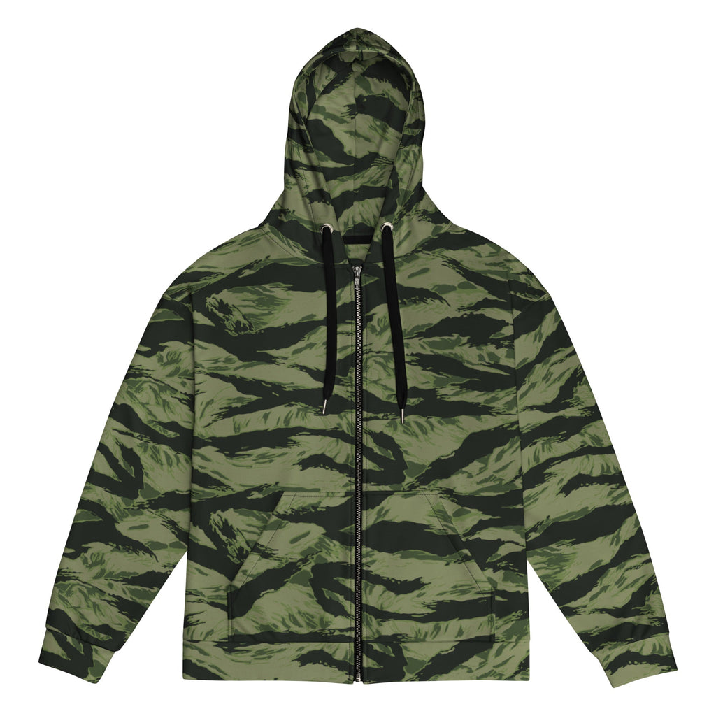 CAMO HQ - Tiger Stripe Boreal Shadow CAMO Unisex Zip Hoodie