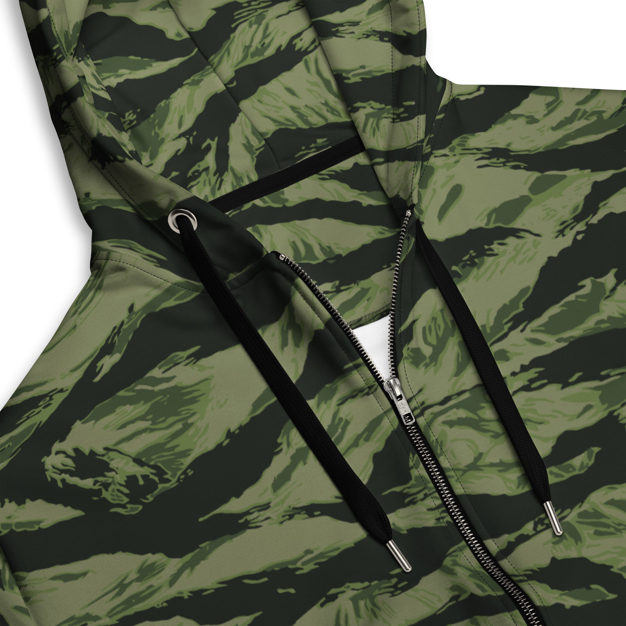 CAMO HQ - Tiger Stripe Boreal Shadow CAMO Unisex Zip Hoodie
