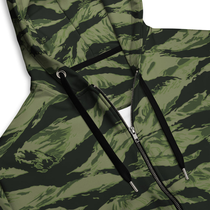 Tiger Stripe Boreal Shadow CAMO Unisex Zip Hoodie