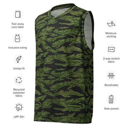 Tiger Stripe CADPAT Colored CAMO unisex basketball jersey