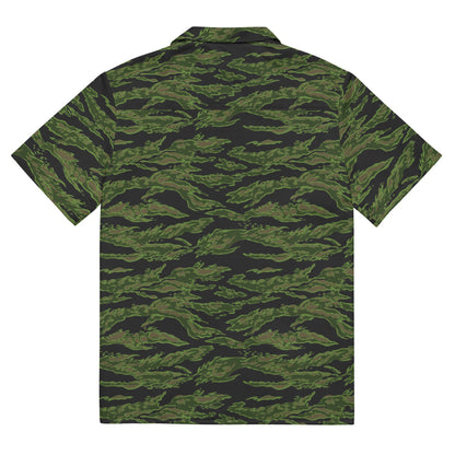 Tiger Stripe CADPAT Colored CAMO Unisex button shirt - Button Shirt