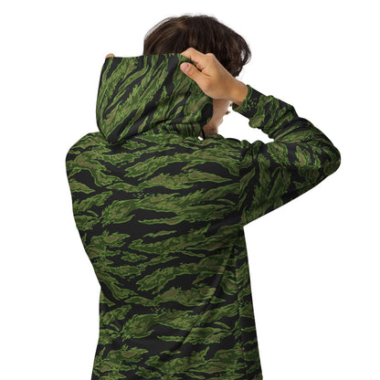 Tiger Stripe CADPAT Colored CAMO Unisex zip hoodie