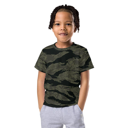 Tiger Stripe Highland Triple Canopy CAMO Kids crew neck t-shirt - 2T