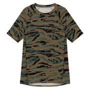 Tiger Stripe Marine Experimental Woodland CAMO Mens Short-Sleeve Rash Guard - 2XS - SS