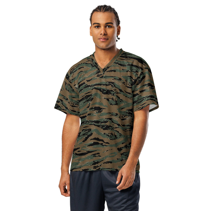 Tiger Stripe Marine Experimental Woodland CAMO Unisex American Football Jersey