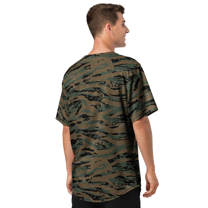 Tiger Stripe Marine Experimental Woodland CAMO Unisex Baseball Jersey