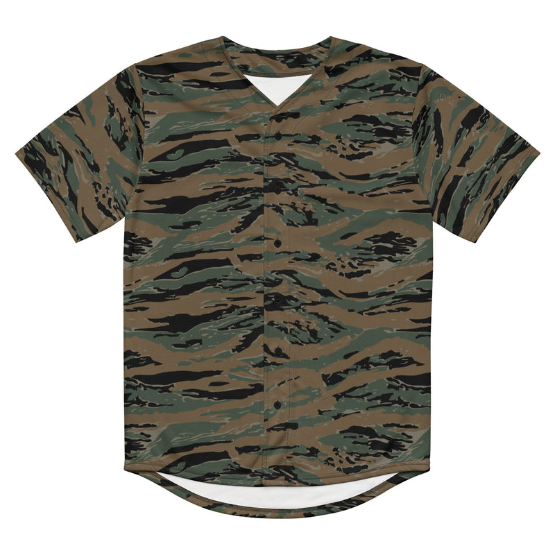 Tiger Stripe Marine Experimental Woodland CAMO Unisex Baseball Jersey