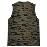 Tiger Stripe Marine Experimental Woodland CAMO Unisex Basketball Jersey