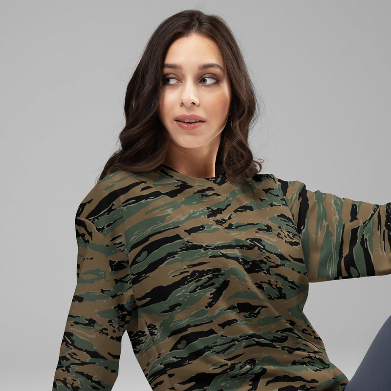 Tiger Stripe Marine Experimental Woodland CAMO Unisex Sweatshirt