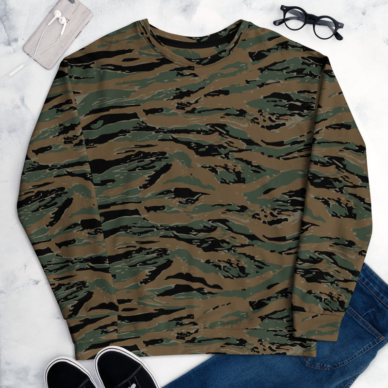 Tiger Stripe Marine Experimental Woodland CAMO Unisex Sweatshirt