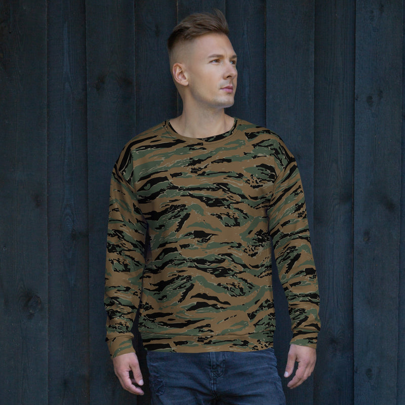 Tiger Stripe Marine Experimental Woodland CAMO Unisex Sweatshirt