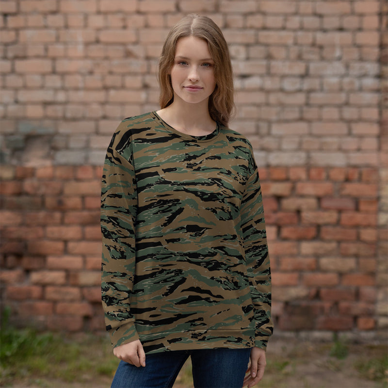 Tiger Stripe Marine Experimental Woodland CAMO Unisex Sweatshirt