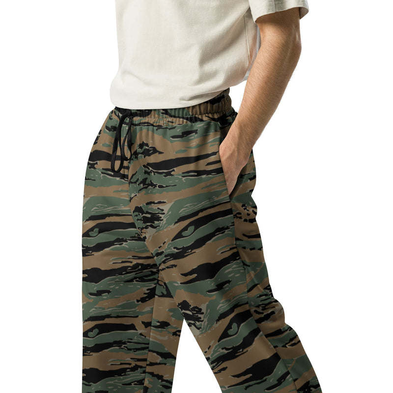 Tiger Stripe Marine Experimental Woodland CAMO Unisex Wide-Leg Joggers