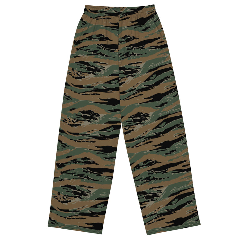 Tiger Stripe Marine Experimental Woodland CAMO Unisex Wide-Leg Leisure Pants - Pant