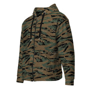 Tiger Stripe Marine Experimental Woodland CAMO Unisex Zip Hoodie