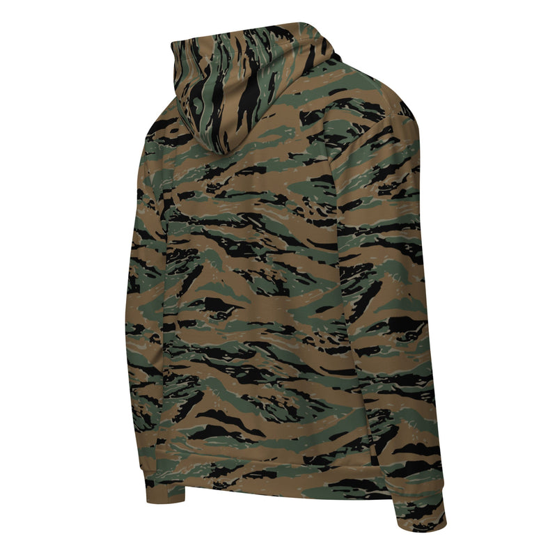 Tiger Stripe Marine Experimental Woodland CAMO Unisex Zip Hoodie
