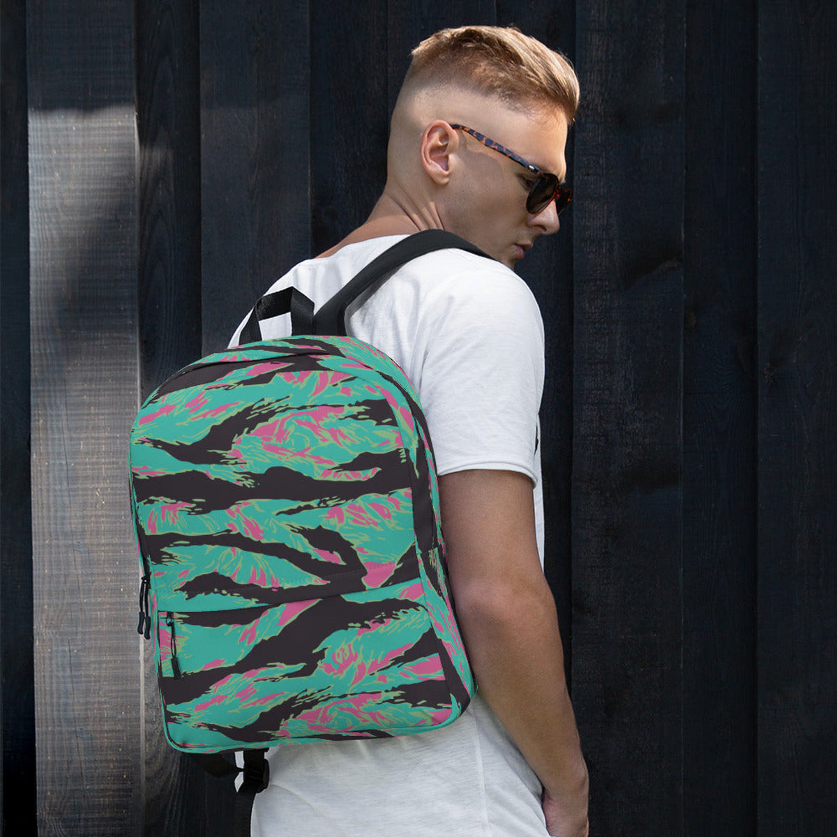 CAMO HQ - Tiger Stripe Miami CAMO Backpack - Worldwide Shipping
