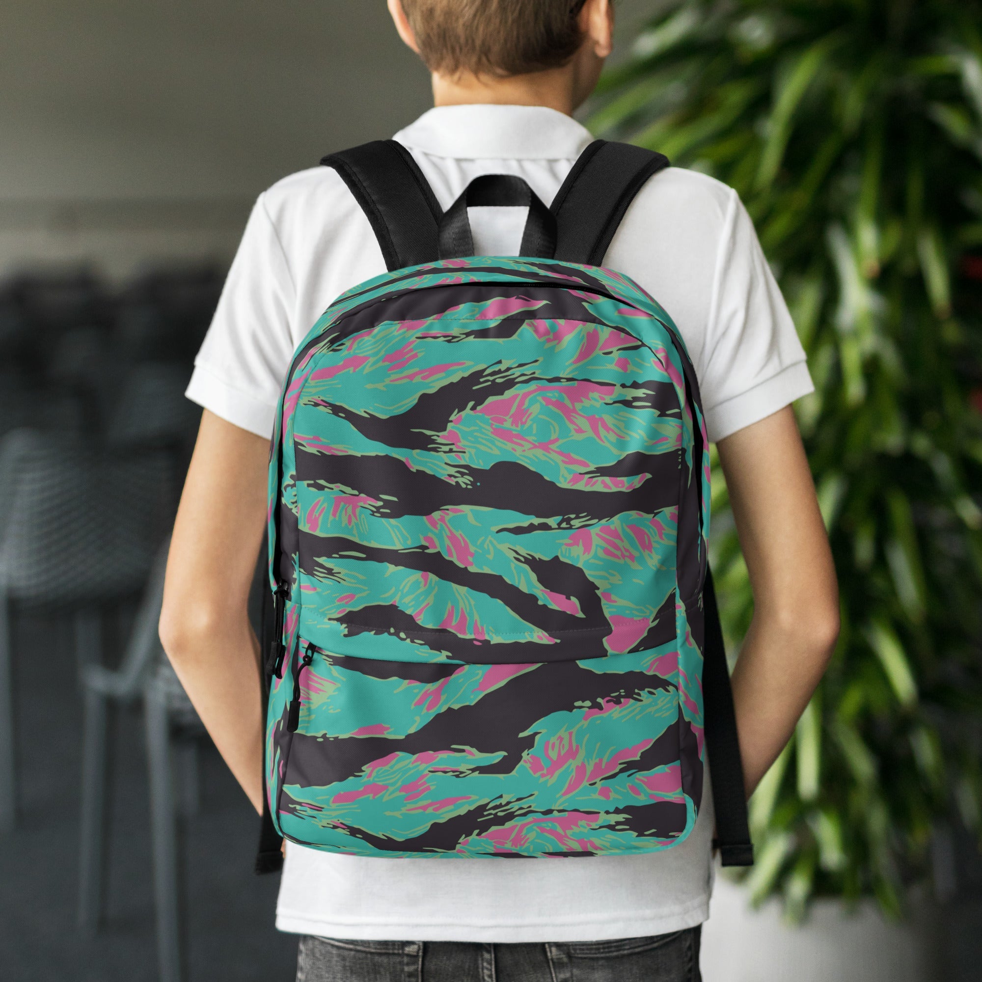 CAMO HQ - Tiger Stripe Miami CAMO Backpack - Worldwide Shipping