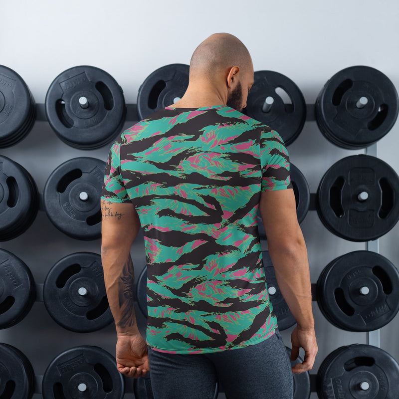Tiger Stripe Miami CAMO Mens Athletic T-Shirt - Shirt