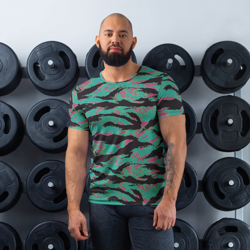 Tiger Stripe Miami CAMO Mens Athletic T-Shirt - XS - Shirt