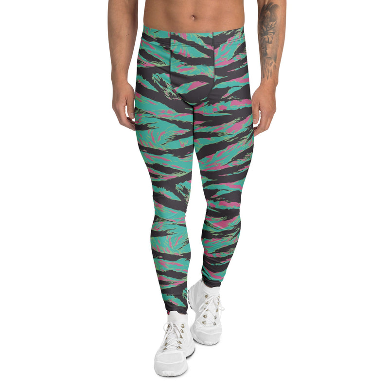 Tiger Stripe Miami CAMO Mens Leggings - XS - Men