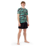 Tiger Stripe Miami CAMO Mens Short-Sleeve Rash Guard - SS