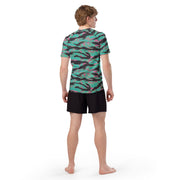 Tiger Stripe Miami CAMO Mens Short-Sleeve Rash Guard - SS