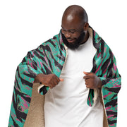 Tiger Stripe Miami CAMO Sherpa Blanket