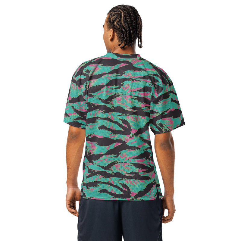 Tiger Stripe Miami CAMO Unisex American Football Jersey