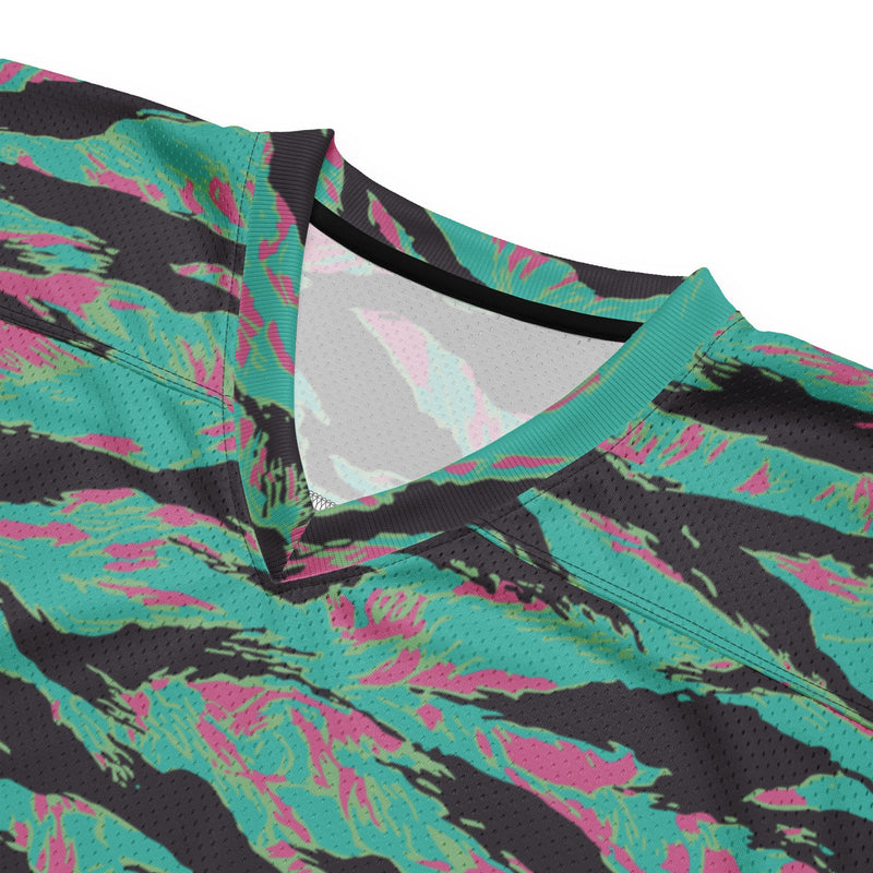 Tiger Stripe Miami CAMO Unisex American Football Jersey