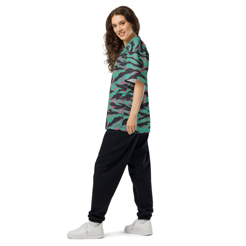 Tiger Stripe Miami CAMO Unisex American Football Jersey