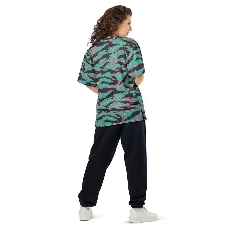 Tiger Stripe Miami CAMO Unisex American Football Jersey