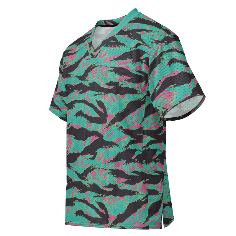Tiger Stripe Miami CAMO Unisex American Football Jersey