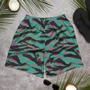 Tiger Stripe Miami CAMO Unisex Athletic Long Shorts