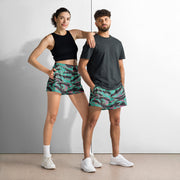 Tiger Stripe Miami CAMO Unisex Athletic Shorts
