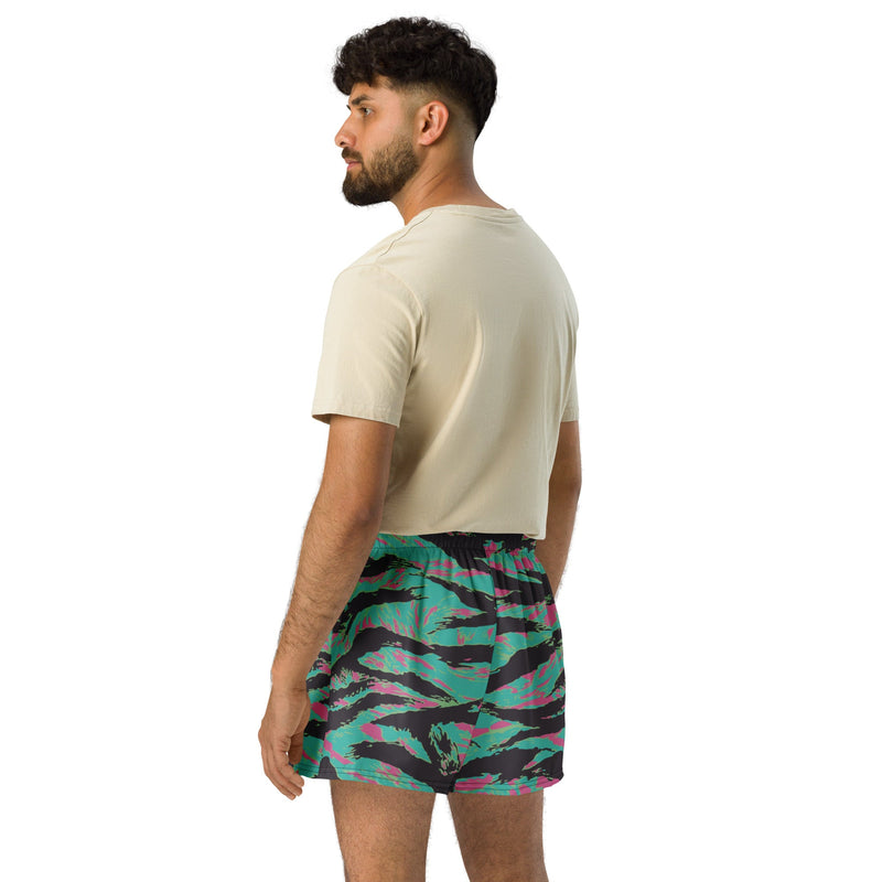 Tiger Stripe Miami CAMO Unisex Athletic Shorts