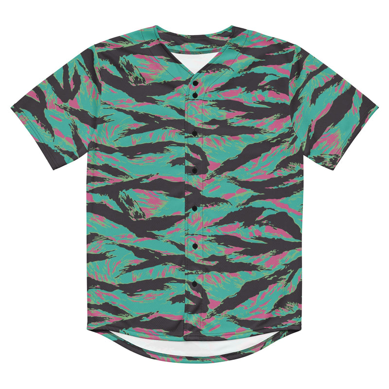 Tiger Stripe Miami CAMO Unisex Baseball Jersey
