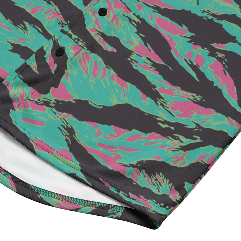Tiger Stripe Miami CAMO Unisex Baseball Jersey