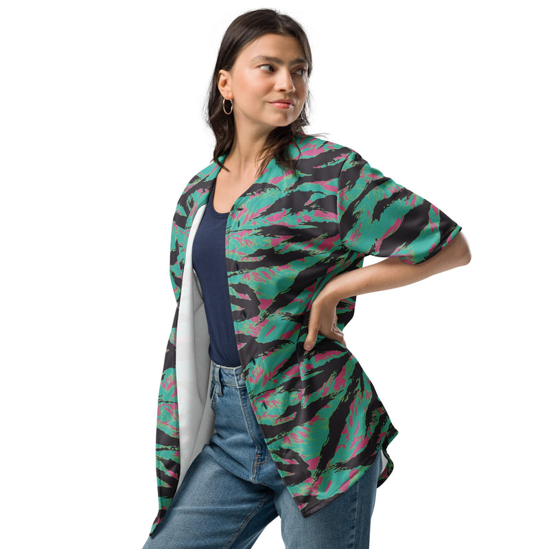 Tiger Stripe Miami CAMO Unisex Baseball Jersey