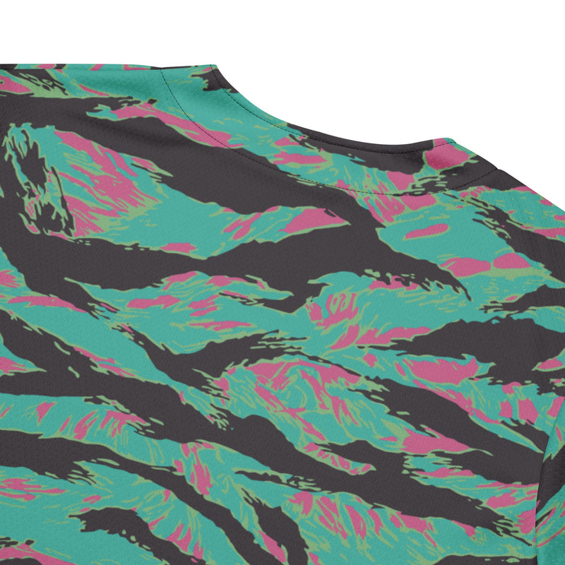 Tiger Stripe Miami CAMO Unisex Baseball Jersey