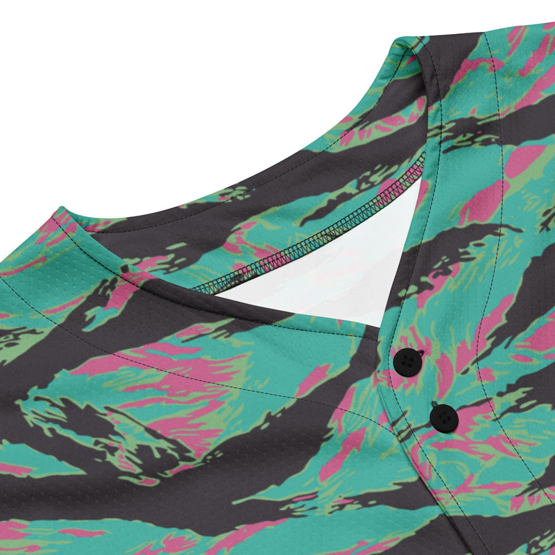 Tiger Stripe Miami CAMO Unisex Baseball Jersey