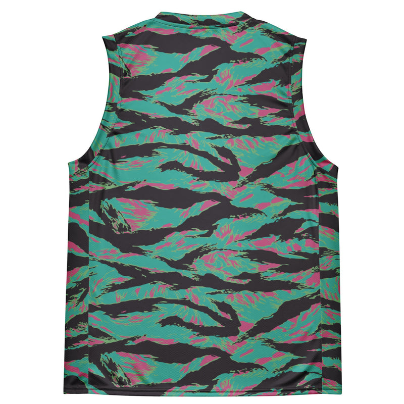 Tiger Stripe Miami CAMO Unisex Basketball Jersey