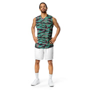 Tiger Stripe Miami CAMO Unisex Basketball Jersey