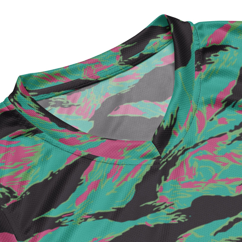 Tiger Stripe Miami CAMO Unisex Basketball Jersey
